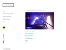 Tablet Screenshot of lukeburba.com